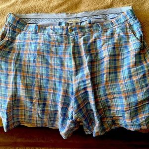 PETER MILLAR linen 100% Men’s Madras shorts